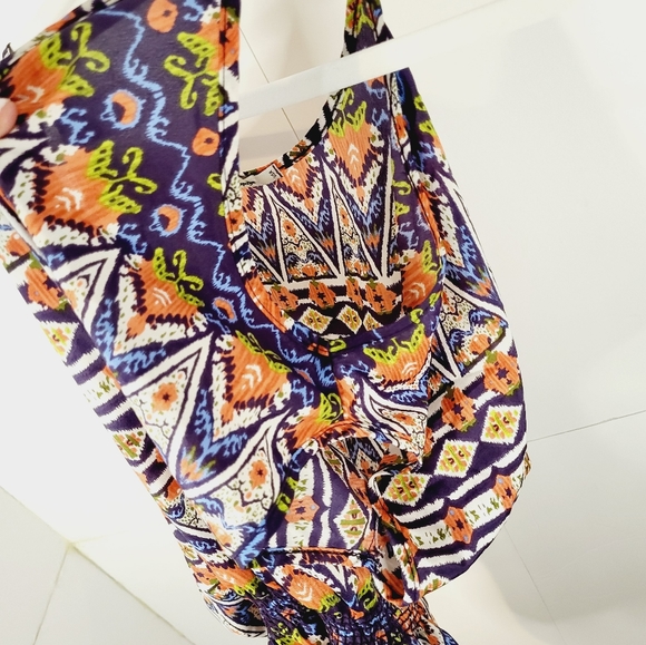 Papaya Cold Shoulder Blouse Small - Picture 6 of 8